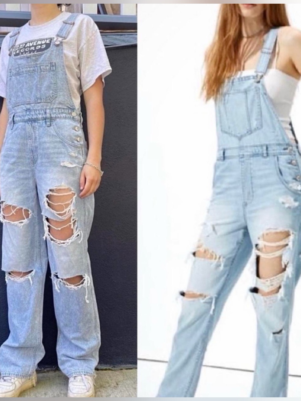 American Eagle 90s Boyfriend Denim Overalls Jumpsuit